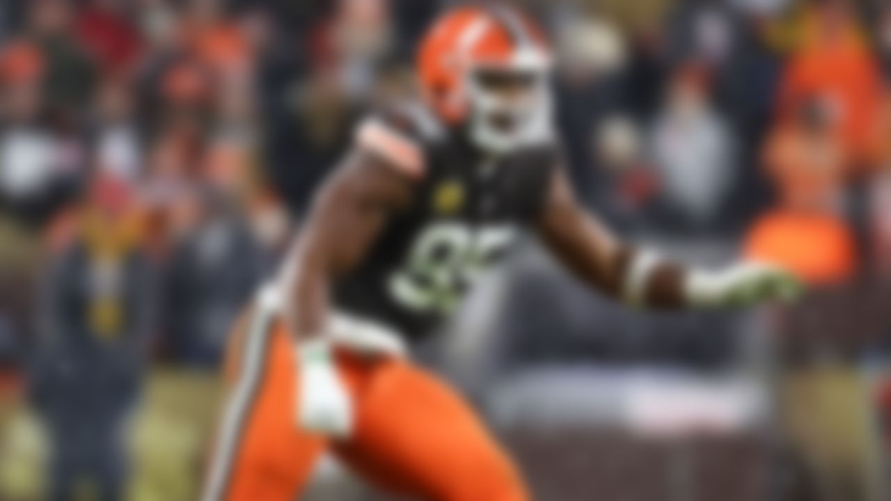 18) Myles Garrett (DE), Cleveland Browns - $40 million